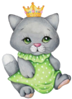a royal kitty